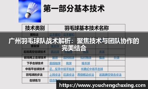 广州羽毛球队战术解析：聚焦技术与团队协作的完美结合